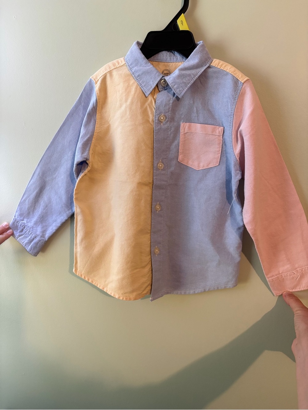 3T Wonder Nation Light Blue Cotton Shirt